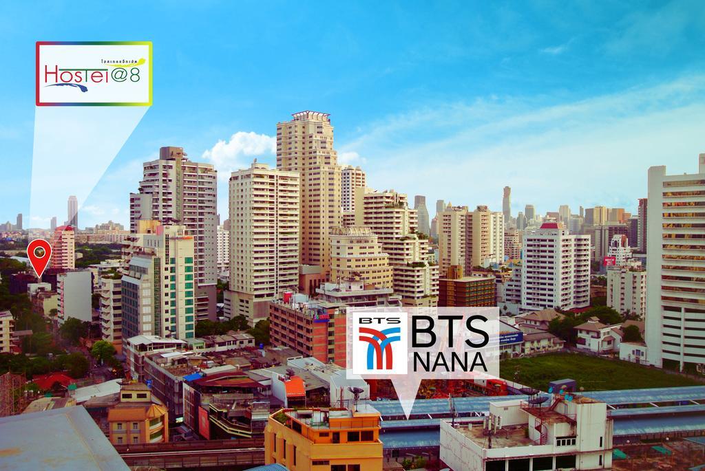 Hostel 8 Sukhumvit Soi 8 Bangkok Exteriér fotografie